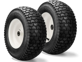 Vypart 2 pack 16x6.50-8 lawn mower tires and rim for rugged outdoor use.