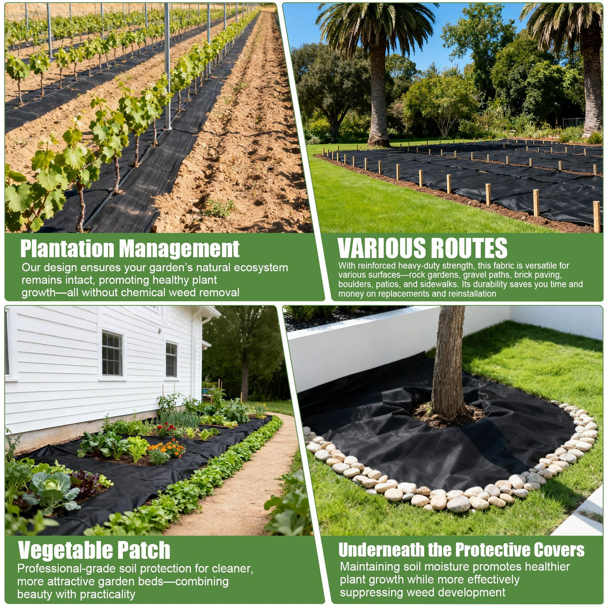 VZNEK guide for French drain lining with weed barrier.