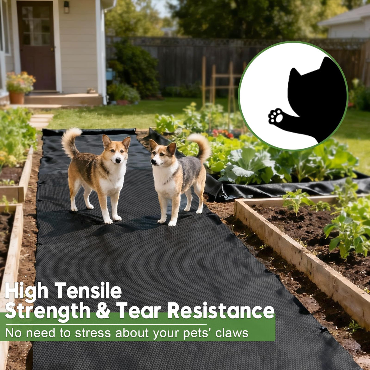 VZNEK heavy-duty geo fabric for long lasting paving projects.