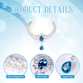 Vzuito premium materials highlight pearls and gemstones for shine.
