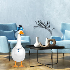 Vzuito regal blue centerpiece for garden statues and yard scenes.