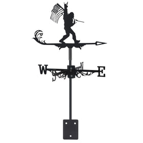 VZVXCC durable metal weather vane decor withstands sun and rain.