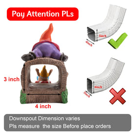 VZVXCC outdoor garden decor featuring gnome for year-round weather resistance
