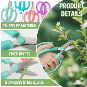 VZZNN compact 6.5 inch flower scissors fit in small spaces