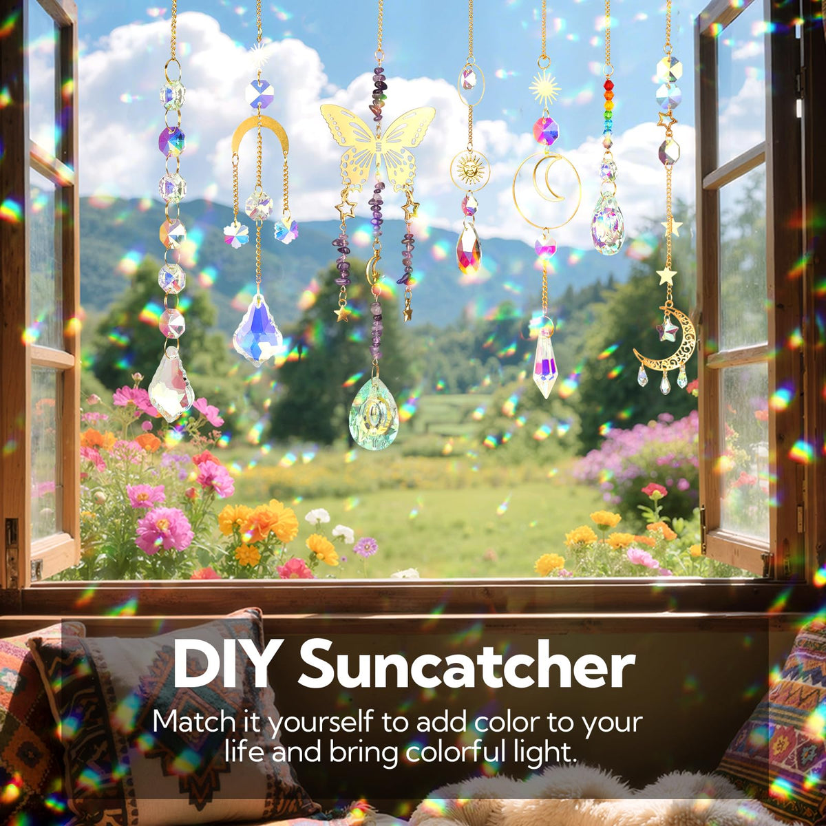 VZZNN gift-ready suncatcher kit for celebrations, birthdays, holidays.