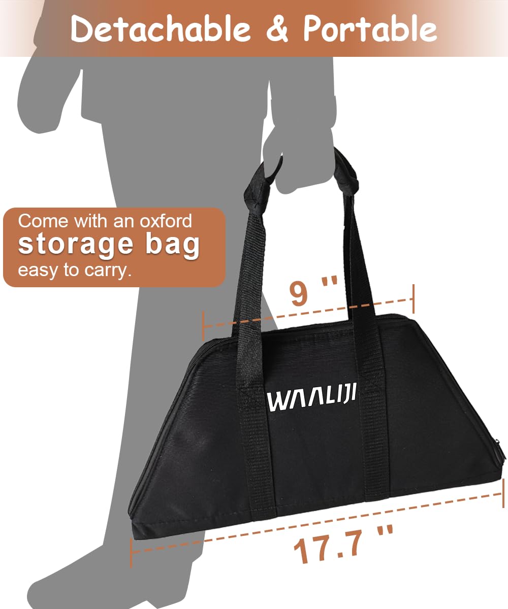 Waaliji fire pit disassembled and packed in the included carrying bag