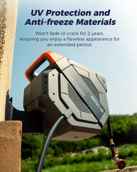 Wacotoya frost-resistant PVC shell withstands temperature changes and weather.