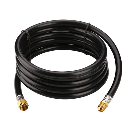 WADEO 12ft propane extension hose with 3/8 in flare fittings for flexible grilling