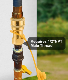 WADEO center hex nut provides solid grip during installation.