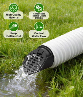 WADEO durable PP plastic construction resists corrosion and impact.