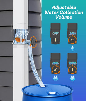 WADEO leaf-debris-filter-system keeps contaminants out of stored water.