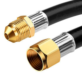 Durable rubber construction of WADEO hose supports outdoor cooking and longevity