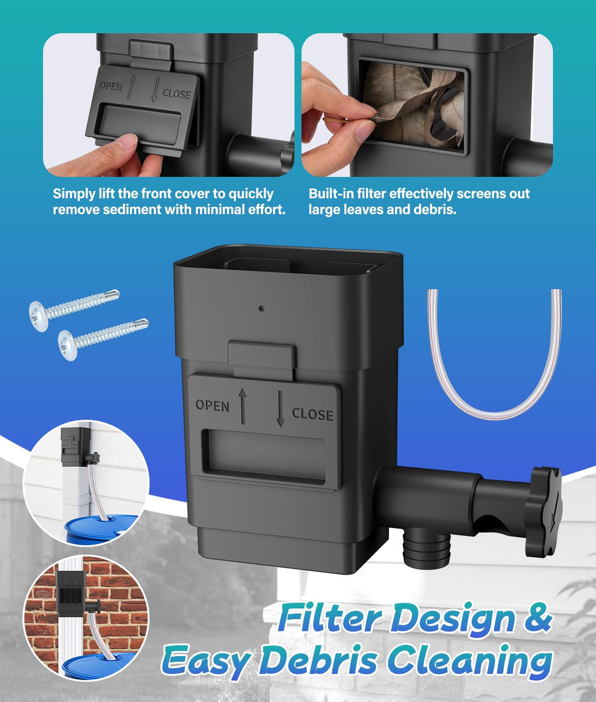 WADEO rainwater-harvesting-in-use shows real-life garden watering or lawn care.