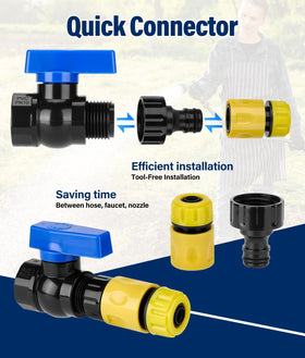 WADEO tote adapter 2-44-fine thread for secure high-flow performance.