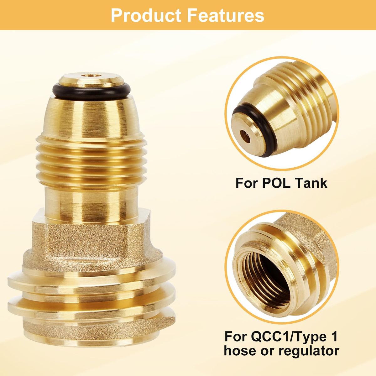 WADEO universal extension works with old and new propane cylinders.