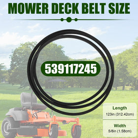Wadoy 539117245 belt compatible with Z246 and RZ series for easy maintenance