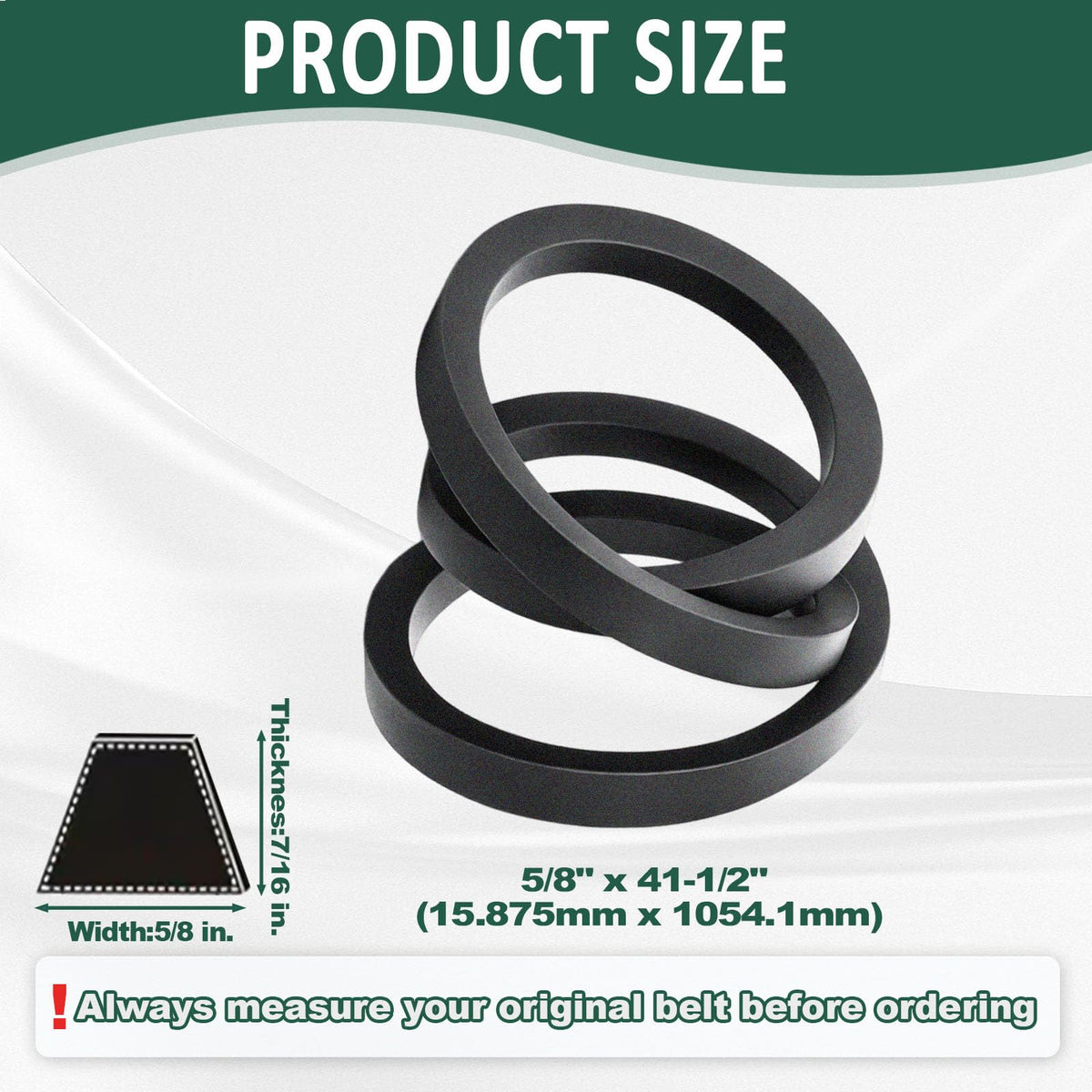 Wadoy 75-993 replacement part aligns with MTD belt systems.