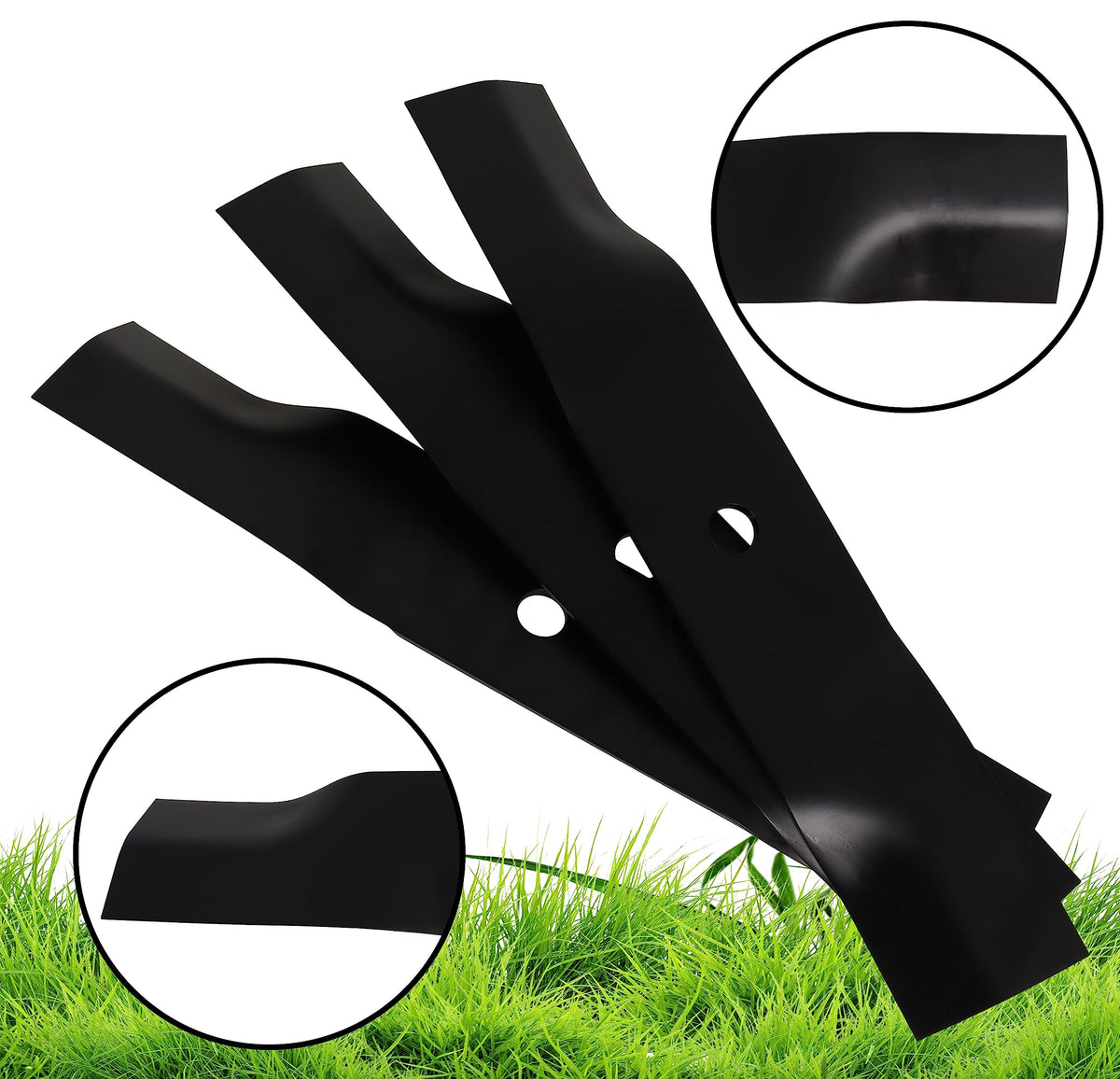 Close-up of tungsten carbide edge on Wadoy blade.