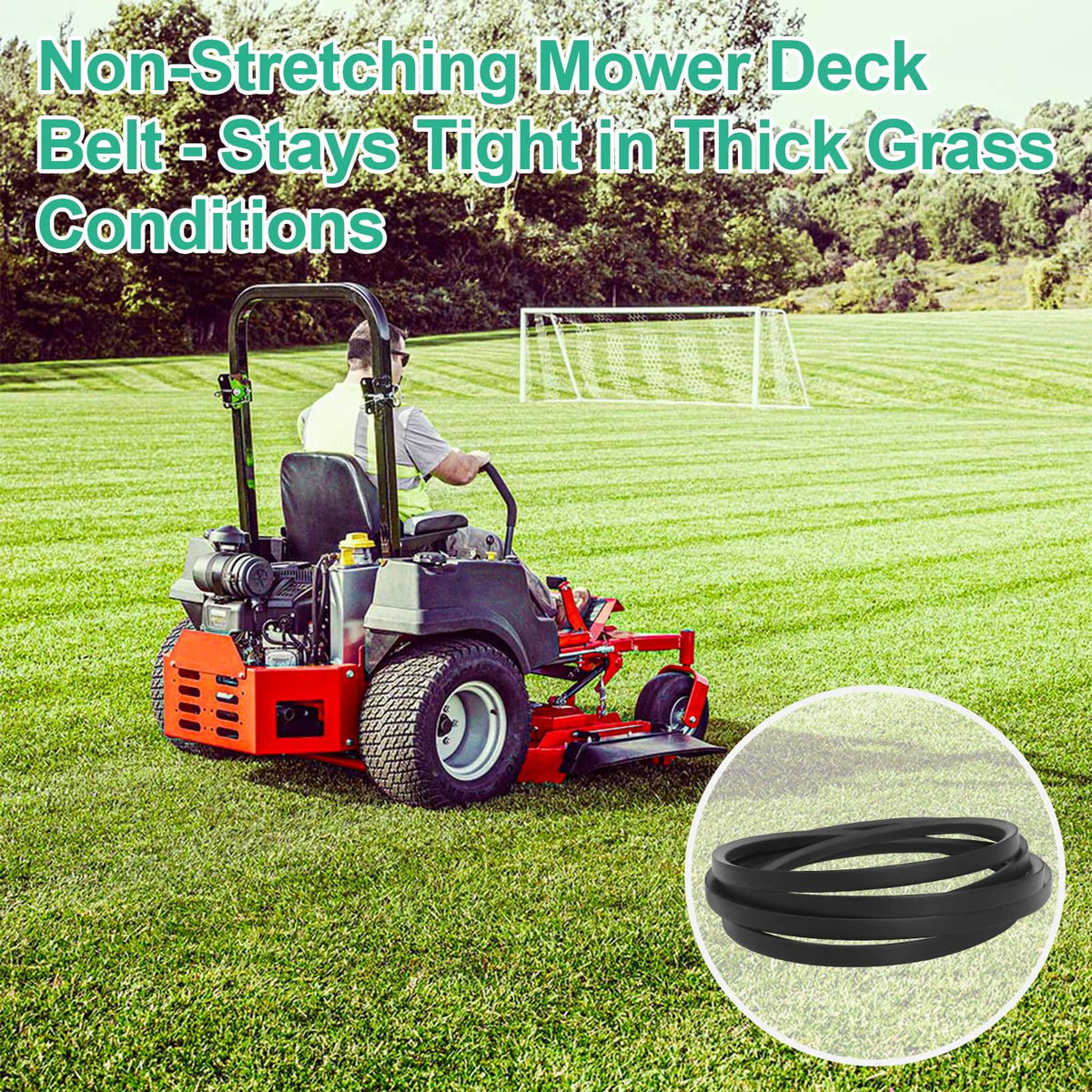 Wadoy belt designed for 60-inch mowers with broad compatibility.