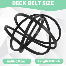 Wadoy polyurethane deck belt designed for flexibility and durability.