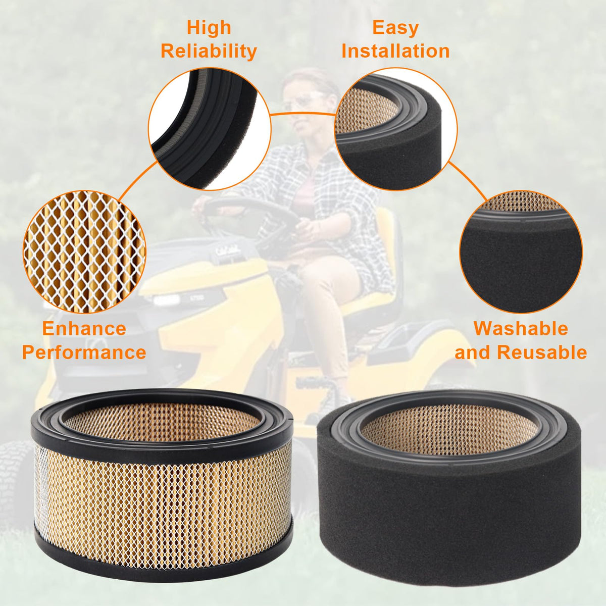 Wadoy filter kit dimensions show exact inside and outside sizes.