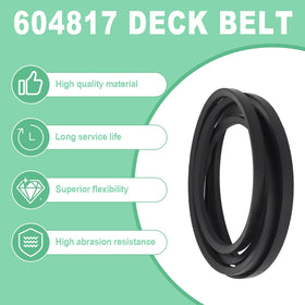 Clear installation steps for Wadoy deck belt with a focus on fit and alignment.
