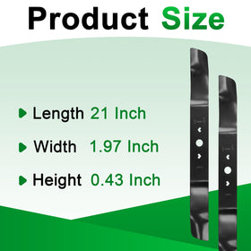 Wadoy high-carbon steel blade resists wear for longer mowing sessions.