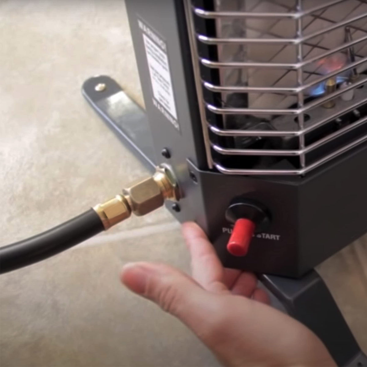 Wadoy hose extension quick-connect closeup for simple installation.