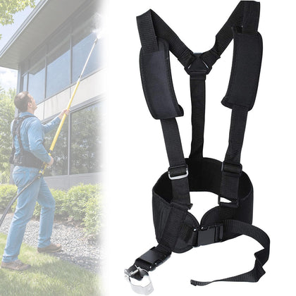 Wadoy pressure washer sling strap belt showing adjustable fit for fatigue reduction
