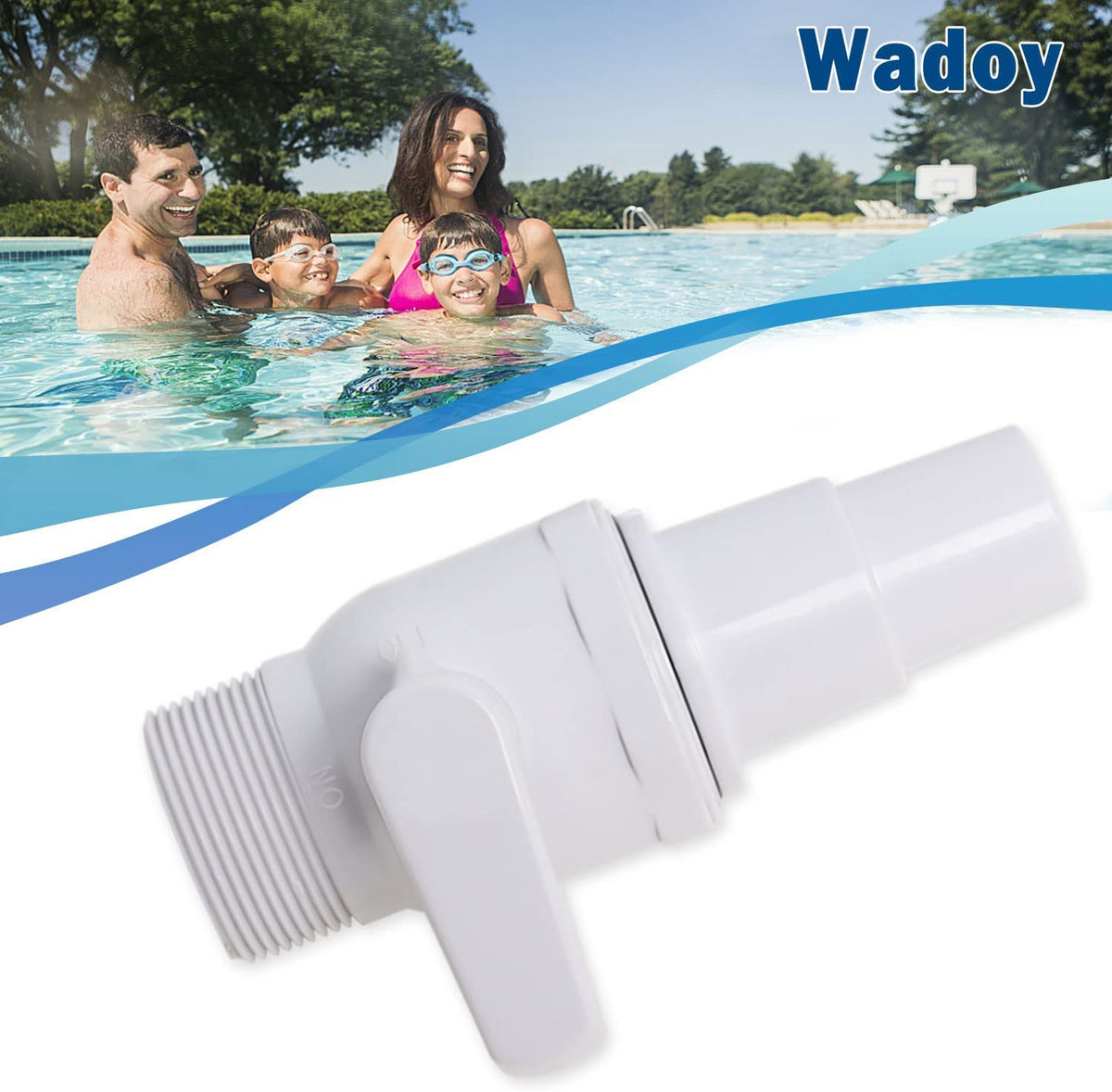 Rated up to 50 psi for standard pool systems.