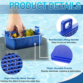 Wadoy SPX1600M durable plastic construction traps debris effectively.