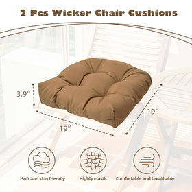 Wadser U-shaped tufted cushion enhances aesthetics for stylish outdoor setups.
