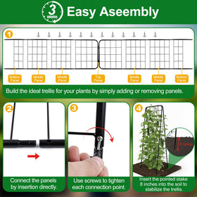 WAENLIR cucumber trellis quick assembly saves setup time