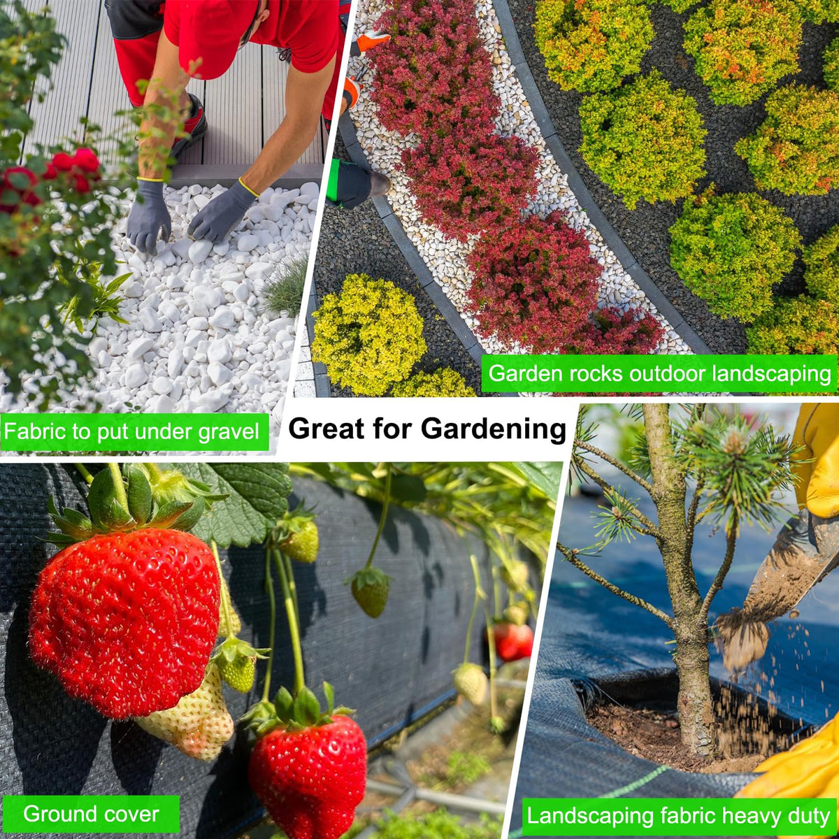 WAENLIR easy-cut installation helps fit paths, patios, and garden beds neatly.