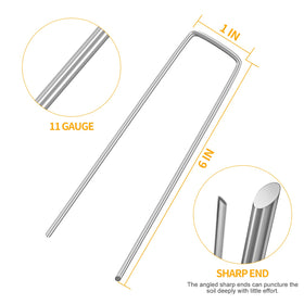 WAENLIR galvanized stake demonstrates rust-resistant strength for outdoor projects.