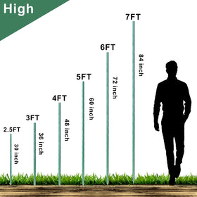 WAENLIR metal plant supports with ridged surface ideal for training climbing plants.