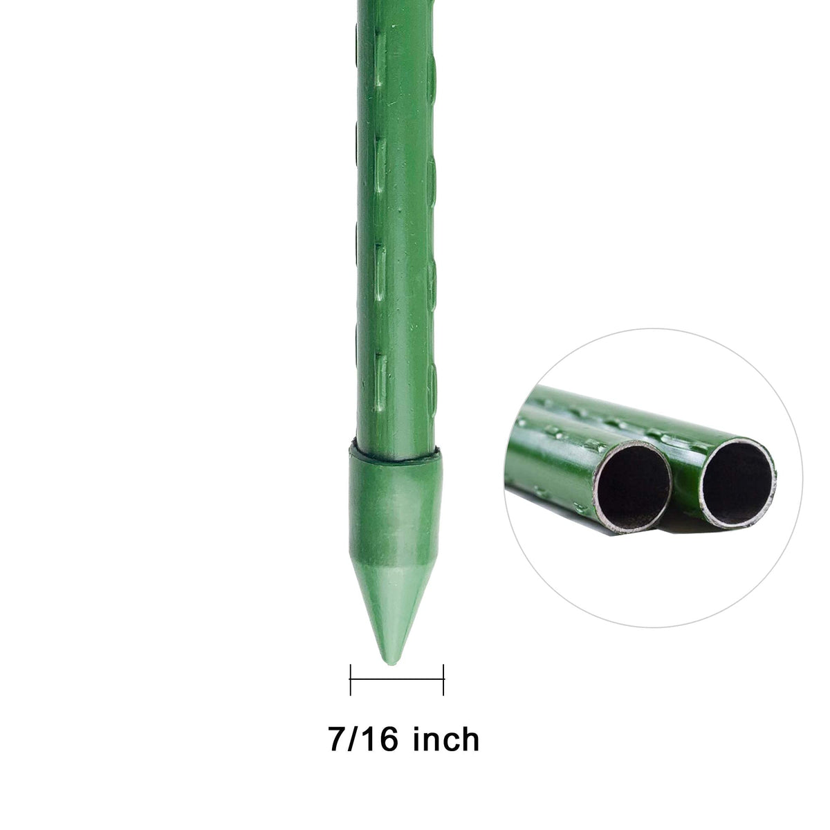 WAENLIR 3 ft stakes are easily cut to desired length for flexible setup.