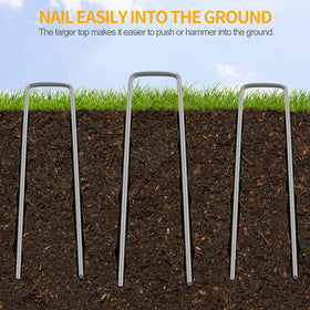 WAENLIR sod-lawn staple anchors turf and weed fabric securely.