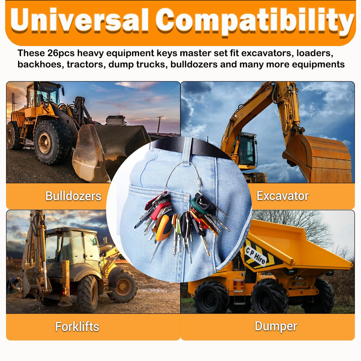 WAH LIN PARTS compact key ring supports on-site organization