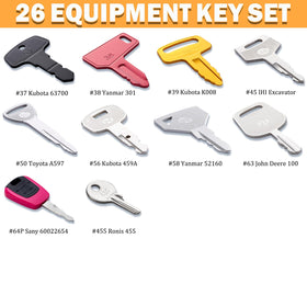 WAH LIN PARTS durable materials ensure long-lasting heavy equipment keys