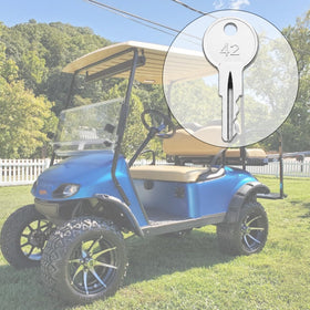 EZGO cart ignition key set, broad compatibility across models