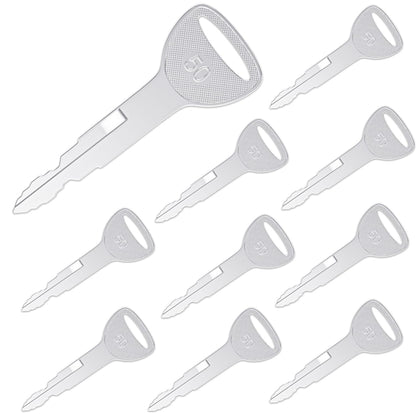 WAH LIN PARTS forklift ignition keys in a 10-pack for quick replacements