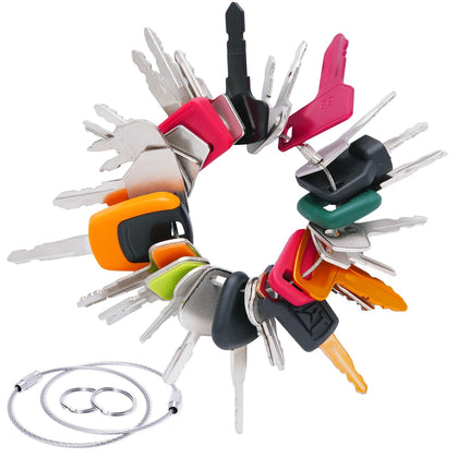 WAH LIN PARTS master keys 26-set on site for quick construction equipment access