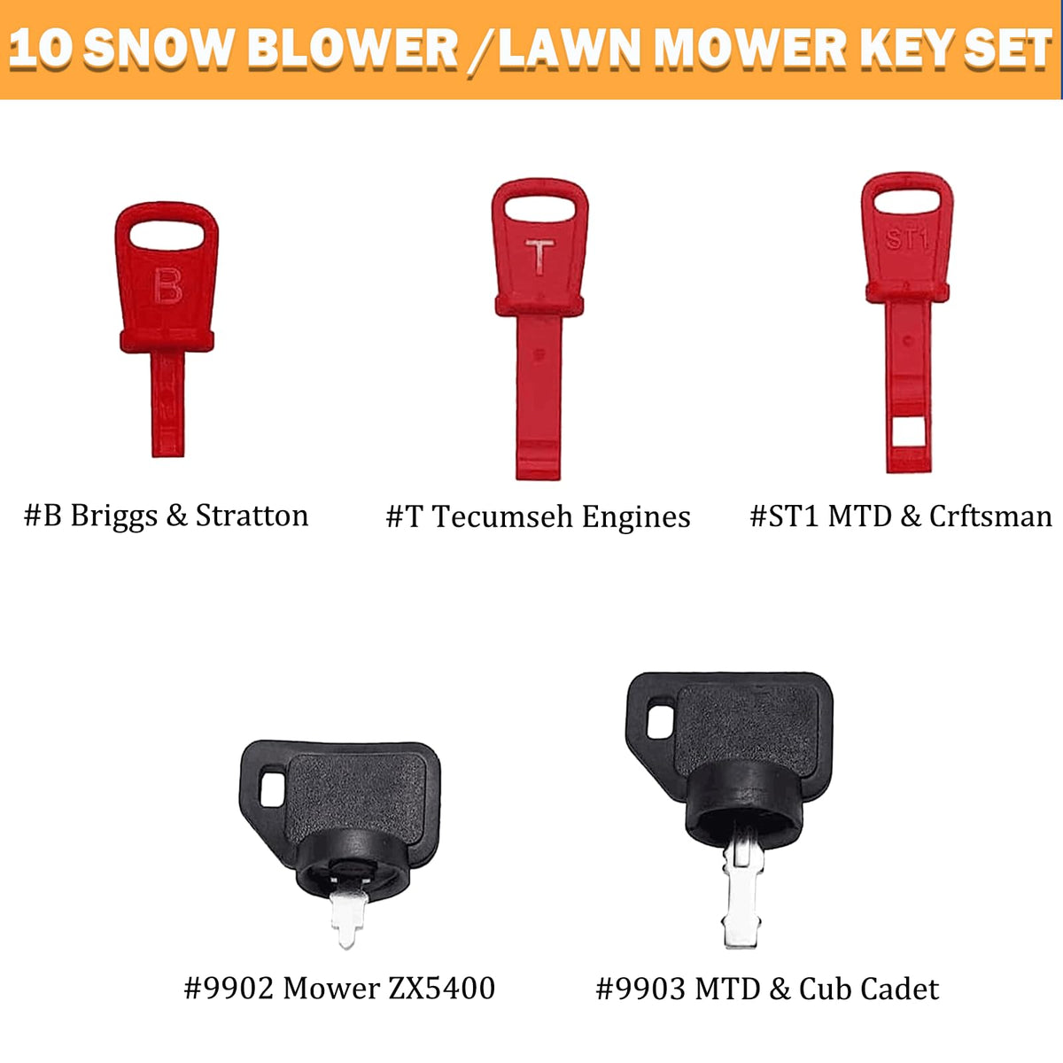 WAH LIN PARTS ignition keys with protective soft grip shield dirt and moisture