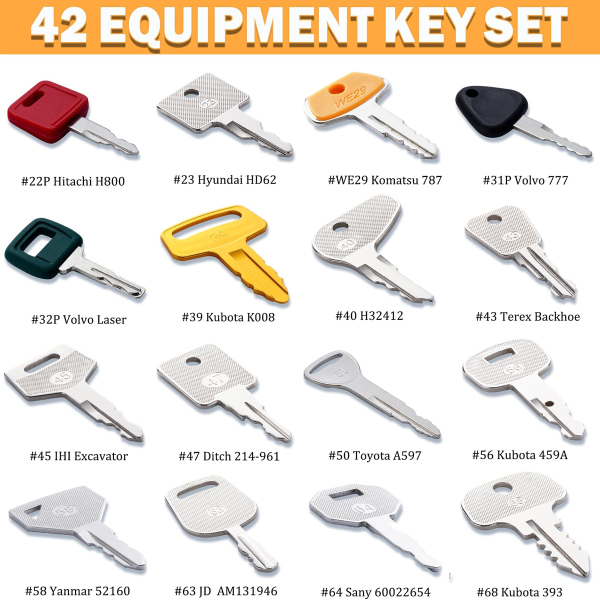 WAH LIN PARTS split ring key holder rugged design for easy key customization