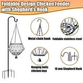 WaiLaDi space-saving design reduces floor clutter during feeding.