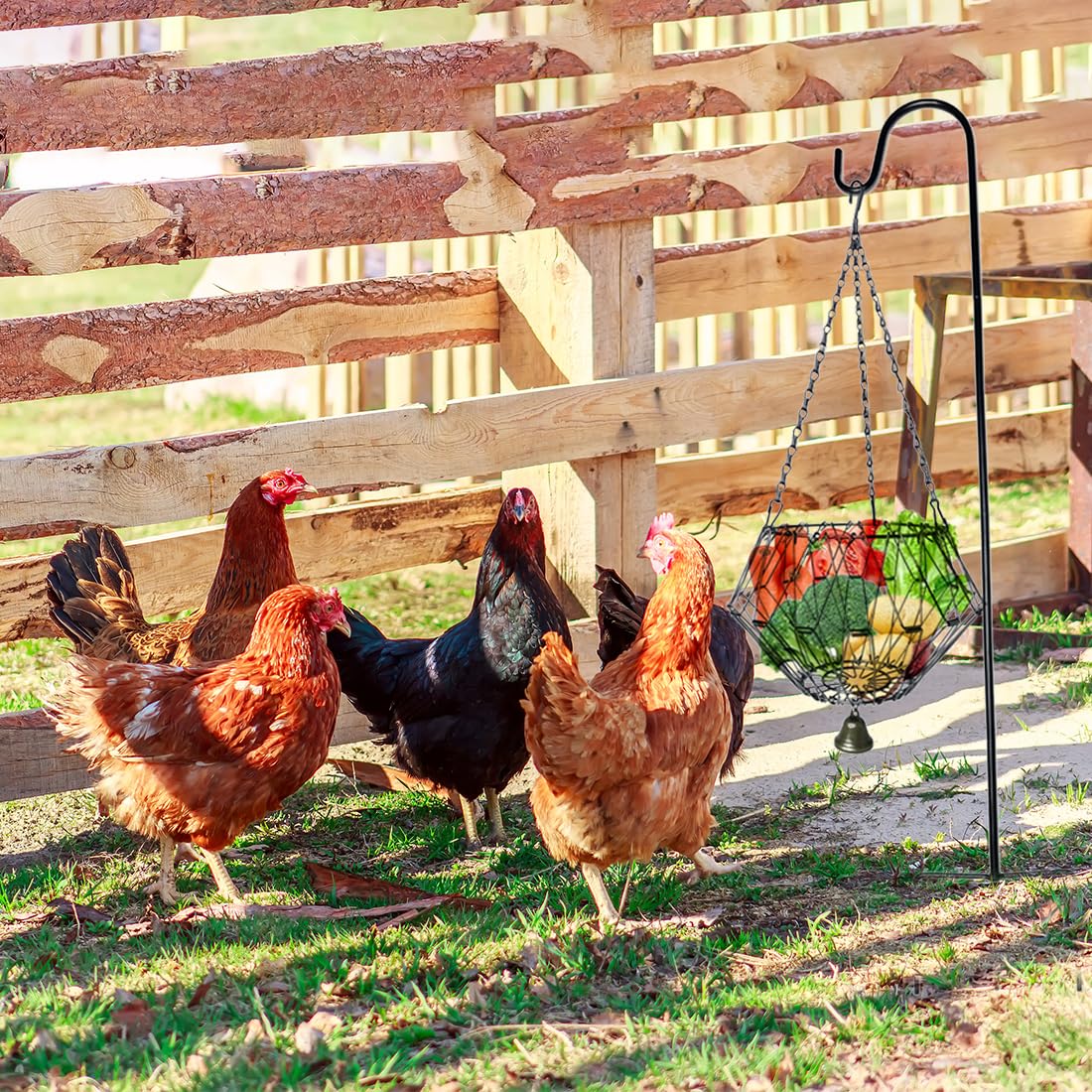 WaiLaDi foldable feeder bundle includes four chains and hook.