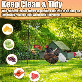 WaiLaDi veggie ball keeps produce elevated and accessible.