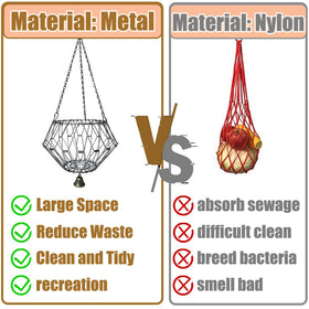 WaiLaDi rust-resistant steel feeder with nickel finish for easy cleaning.