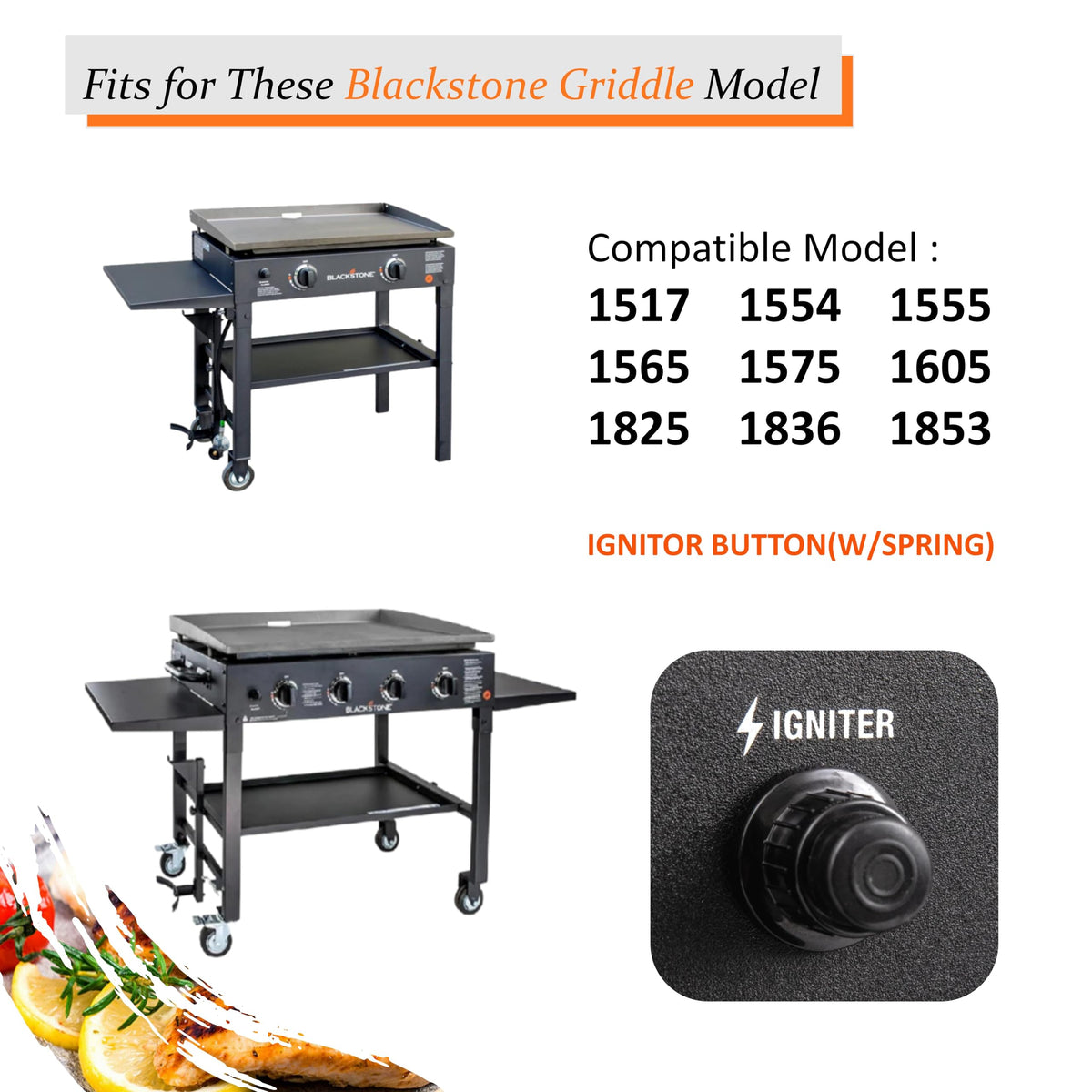 Waitcook blackstone 36in ignitor cap installation for quick upgrade
